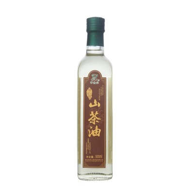 田雨山500ml*2瓶礼盒装食用油压榨精炼山茶油厂家山茶油