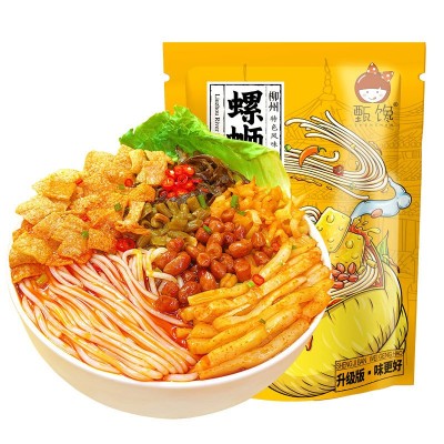 广西特产柳州螺丝粉袋装米粉速食酸辣粉300g螺蛳粉米线一 整箱批发图4