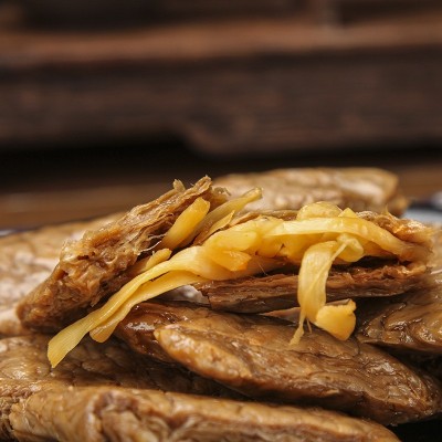样品试吃 烤肉豆干 笋丝豆干 手撕素肉豆脯 网红零食 鱼豆干夹笋图2