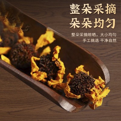 昆仑雪菊花草茶批发新疆胎菊源头工厂天山雪菊易拉罐一件代发图2