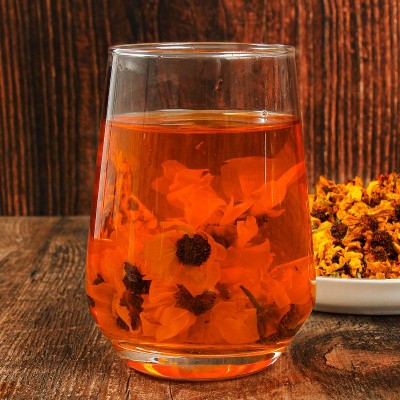 昆仑雪菊花草茶批发新疆胎菊源头工厂天山雪菊易拉罐一件代发图3