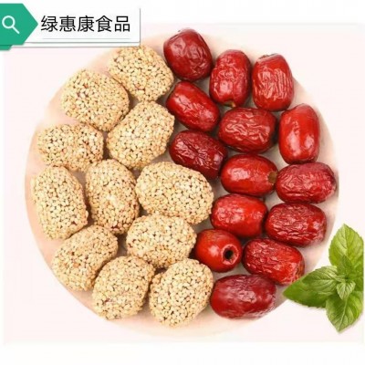 大量批发香酥脆枣芝麻枣无核空心灰枣休闲脆枣小零食一件代发图2