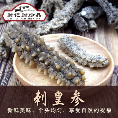 财记海味刺王参纯淡干海参大连参老人孕妇滋补品送礼佳品货源批发图4