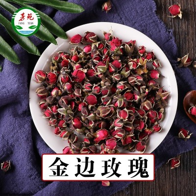 批发金边玫瑰干玫瑰花茶精选云南金边玫瑰 源头厂家直销批发玫瑰图3