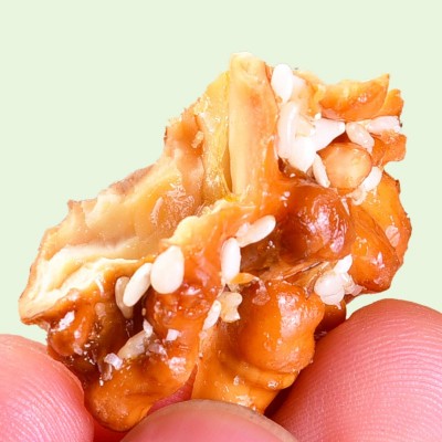 工厂定制蜂蜜芝麻琥珀核桃仁116g香酥核桃直播货源批发休闲小零食