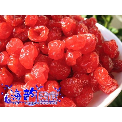烟台大樱桃果脯车厘子无核果肉水果干蜜饯 500克包邮批发微商图2