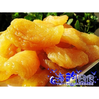 大黄桃果脯 蜜饯水果干厂家直销水蜜桃果肉干 招微商代理500g包邮图2