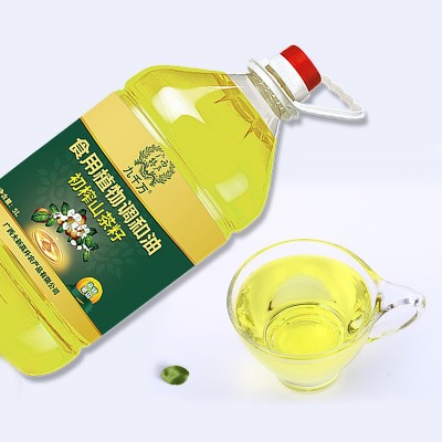 广西巴马山茶油5L/瓶 初榨山茶籽食用植物调和油茶子茶油 食用油图2