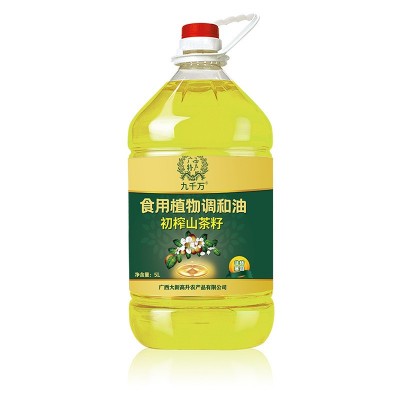 广西巴马山茶油5L/瓶 初榨山茶籽食用植物调和油茶子茶油 食用油图5