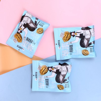 纸皮核桃山海农庄本草味熟咸香味熟薄壳核桃酥脆厂家批发薄皮咸香图3