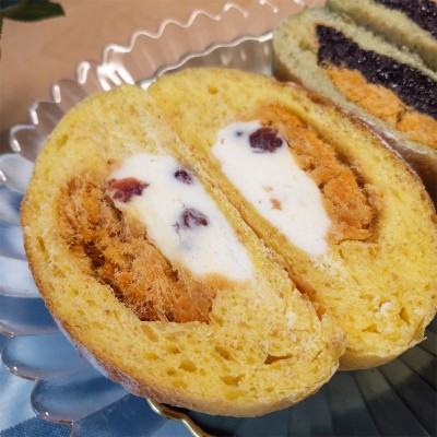 欧包肉松面包早餐学生代餐零食充饥全麦面包夹心软亚马逊厂包邮图4