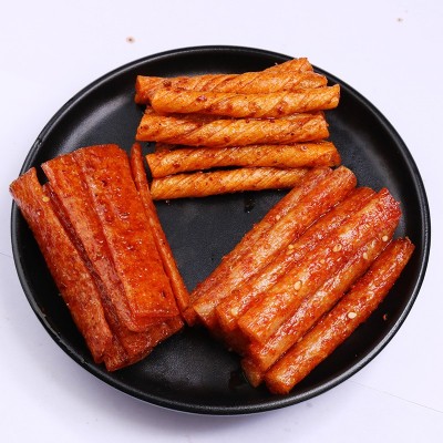 豆有味罐装瓶装网红辣条组合零食大礼包麻辣小吃辣棒牛筋辣片468g图4