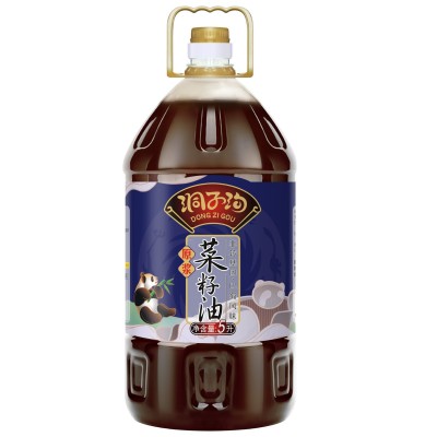 四川厂家直销洞子沟非转基因巴蜀风味植物油原浆菜籽油5L批发零售图5