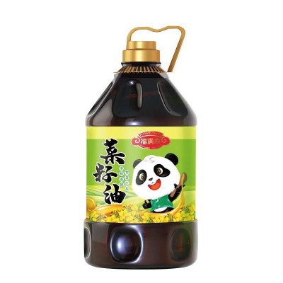 批发零售物理压榨纯正食用油家用商用桶装四川菜籽油食用油5升桶