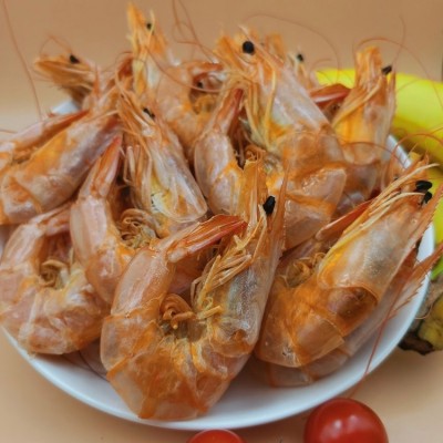 烤虾全干特大干虾即食零食斑节虾海鲜干货对虾淡干大海虾图3