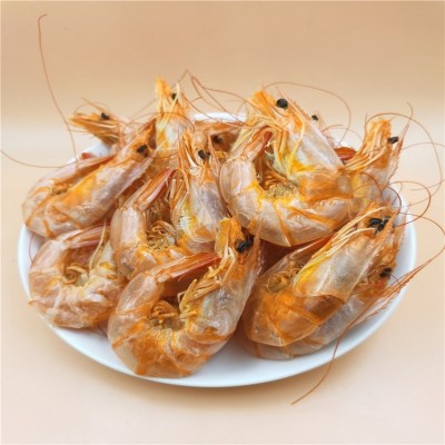 烤虾全干特大干虾即食零食斑节虾海鲜干货对虾淡干大海虾