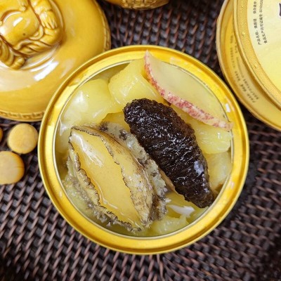 金汤佛跳墙即食加热小金碗鲍鱼海参花胶海鲜熟食速食图2