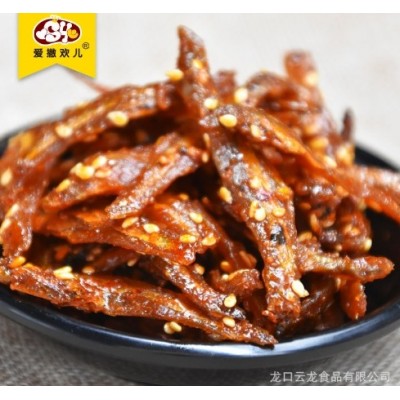 北海龙润授权香辣银鱼仔整箱散装鱼干海鲜干货休闲即食海鲜5kg图3