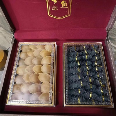 年货海鲜礼盒大连特产速食海参鲍鱼双拼干货中秋礼品送长辈海产品图4