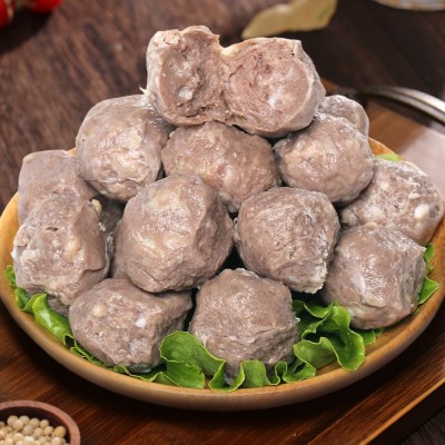 潮汕手打 牛筋丸 牛肉丸商用潮州特产牛筋丸子烧烤火锅食材批发图3