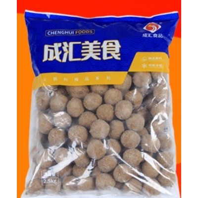 潮汕风味牛肉丸撒尿牛肉丸开花牛肉丸甜不辣铁棍山药肉丸香菇贡丸图2