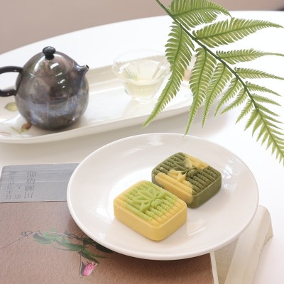 单绿豆糕多口味杭州传统糕点宋韵茶点中式茶馆必备下午茶端午冰凉图4