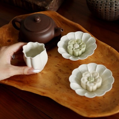 宋韵茶点礼盒烘焙类中秋月饼茶食花朵茶饮首选团购批发代发代工图3