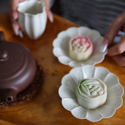 宋韵茶点礼盒烘焙类中秋月饼茶食花朵茶饮首选团购批发代发代工图4