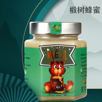 俄罗斯原装进口俄蜜源牌蜂蜜椴树蜜百花蜜荞麦蜜蒲公英蜜500g/瓶图2