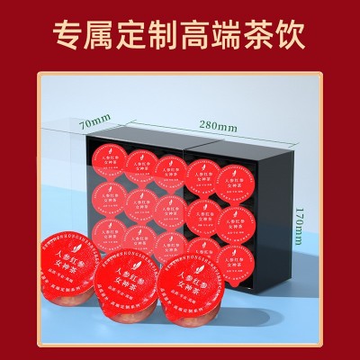 花茶批发红参阿胶女神茶小罐茶礼盒30罐/盒一件代发爆款养生茶图4