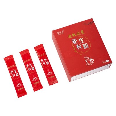 批发四粒花生衣粉冲调代餐粉150g盒装生剥红皮花生衣粉中药材粉图5