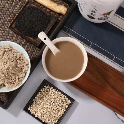 现货山药茯苓奇亚籽八珍粉早餐冲调即食600g罐装速溶饱腹代餐粉图3