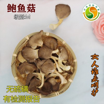 厂家直供湘蕈鲍鱼菇干货凤尾M湖南出口批发食用菌5kg整箱散货装图4