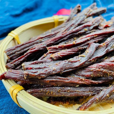 【代加工】传统工艺9成干风干牛肉干干条即食零食内蒙古特产图2