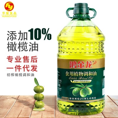 鸿金龙农家老菜油5L家用商用桶装压榨食用调和油色拉油一件代发图2