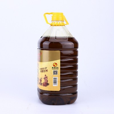 鸿金龙农家老菜油5L家用商用桶装压榨食用调和油色拉油一件代发图4