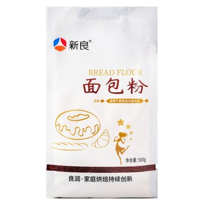 厂家直供 新良面包粉500g 吐司粉 烘焙原料 面包用小麦粉