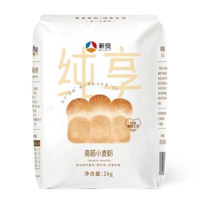 新良纯享高筋小麦粉1kg面包粉烘焙专用披萨日式吐司粉原材料家用图3