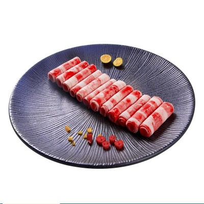 洪宝牛业肥牛卷肥牛砖涮火锅食材半成品批发牛肉卷冷冻生鲜雪花牛图3