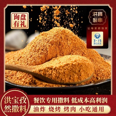 洪宝制串孜然撒料烧烤油炸烤肉蘸料批发微辣口味商用小吃炸串调料图2
