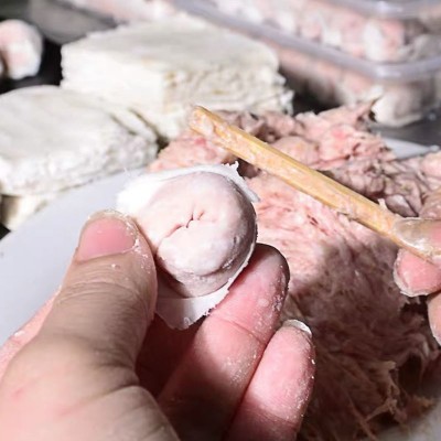 厂家自营批发汕头鱼皮饺速冻火锅肉丸潮汕传统美味佳肴250g图3