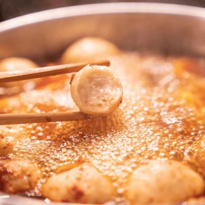 正宗潮汕墨鱼丸汕头手工墨斗丸花枝丸火锅烧烤食材关东煮丸子批发图2
