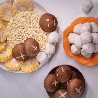 正宗潮汕墨鱼丸汕头手工墨斗丸花枝丸火锅烧烤食材关东煮丸子批发图3