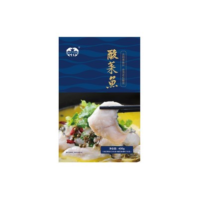 滦南县特产嘴东牌老坛金汤酸菜鱼黑鱼片快手菜懒人预制菜包邮图5