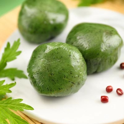 广式经典糕点艾叶糍粑半成品茶楼酒楼同款冻品青团丸子厂家批发图4
