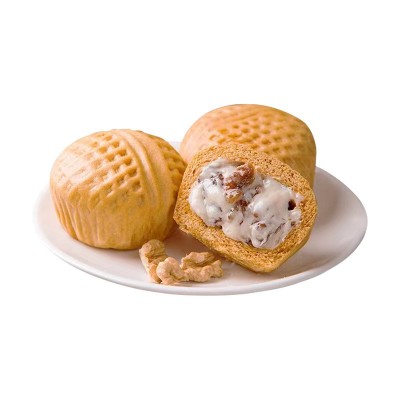 茶楼食材核桃包营养核桃夹心点心广式冷冻包子早餐半成品冻品早餐图5