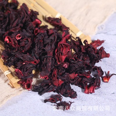 云南花草茶玫瑰茄60g罐装批发 洛神花茶酸梅汤原料厂家直供图2
