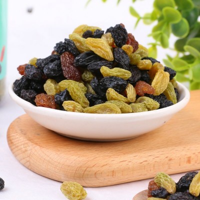 定制加工玫瑰红黑加仑绿葡萄三色葡萄干袋装免洗即食果脯水果零食图2