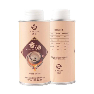 厂家供应纯芝麻香油 250ML 物理压榨滴滴浓香 家用商用凉拌调味香图4