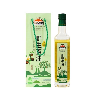 黄金果野生茶油500ML山茶油油菜籽油压榨一级厂家直销图3